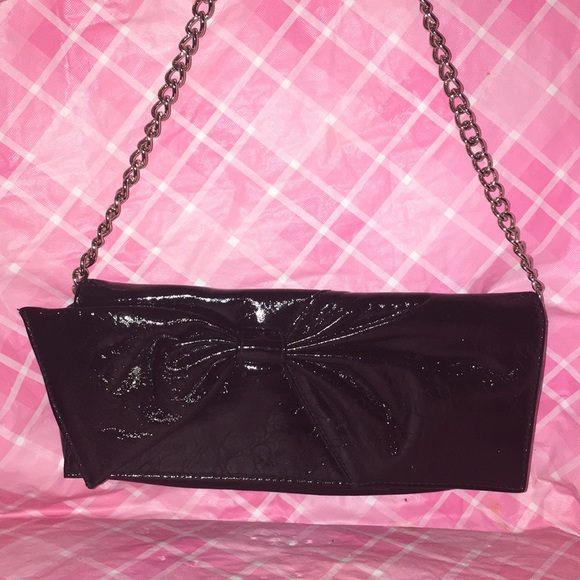 🎈SALE🎈👜#5. BOW 2PC.🎀 BLACK🖤 SET👜 - Picture 2 of 15